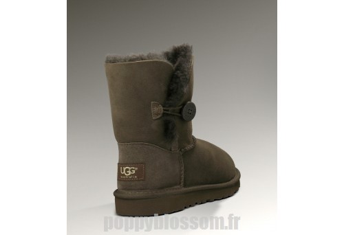 Superbe Ugg Bottes-015 Bailey Button chocolat